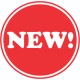 Promo stickers "NEW!"
