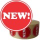 Promo stickers "NEW!"