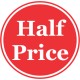 Promo stickers "HalfPrice"