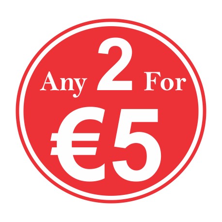 Promo stickers "Any2For€5"