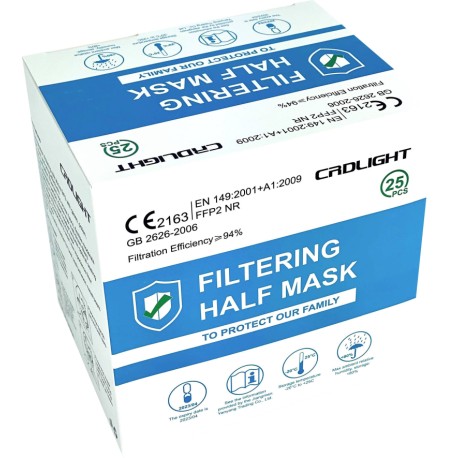 FFP2 Masks White (Pack of 25)